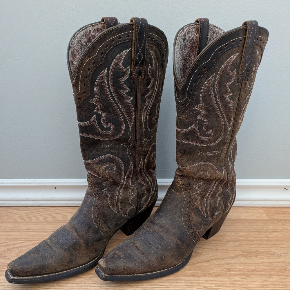 Brown Western Cowboy Boots